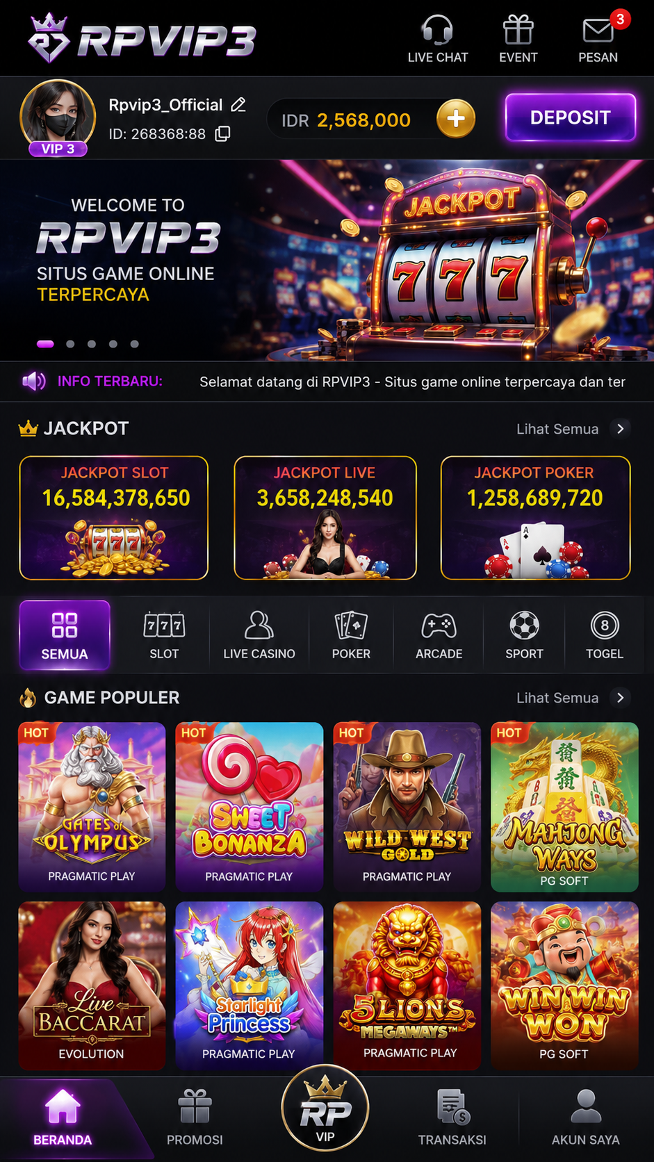 Screenshot 1 rpvip3
